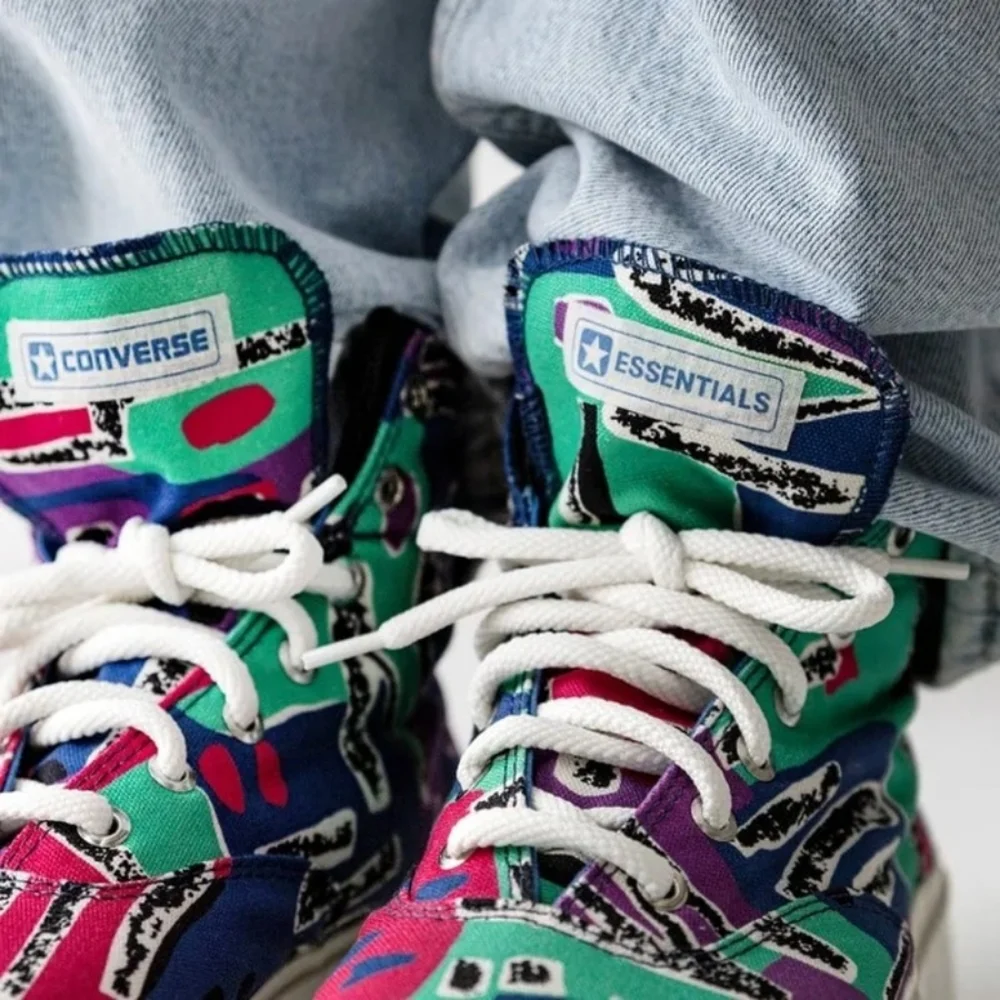 Converse x Fear of God Skipgrip 80s print high top trainers sneaker